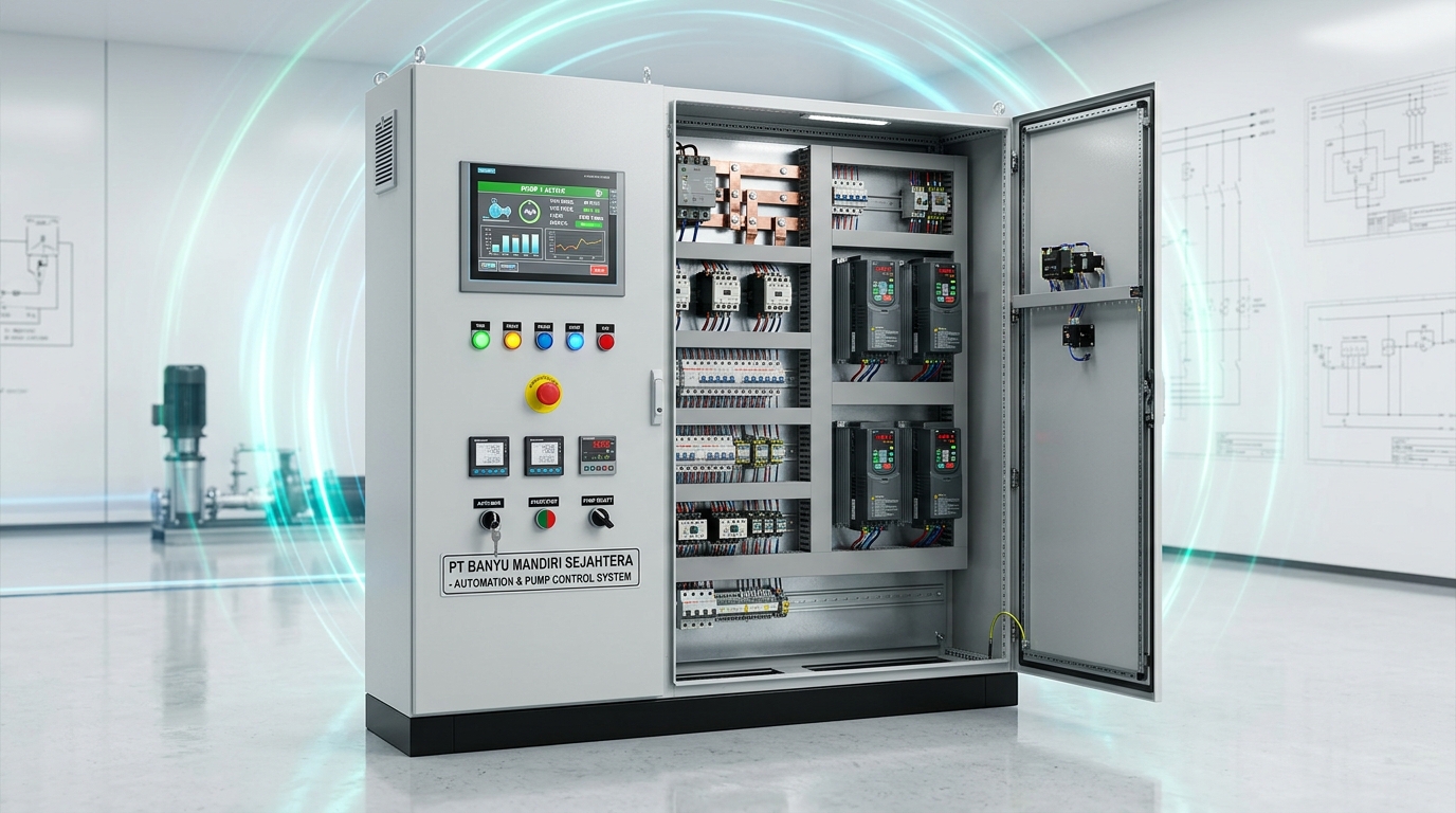 Panel Elektrik & Kontrol Motor Pompa